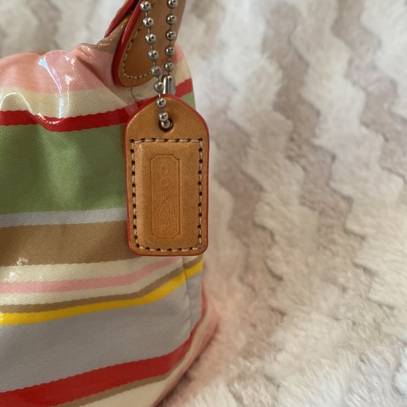 Small Coach Vinyl Purse - Picture 7 of 8